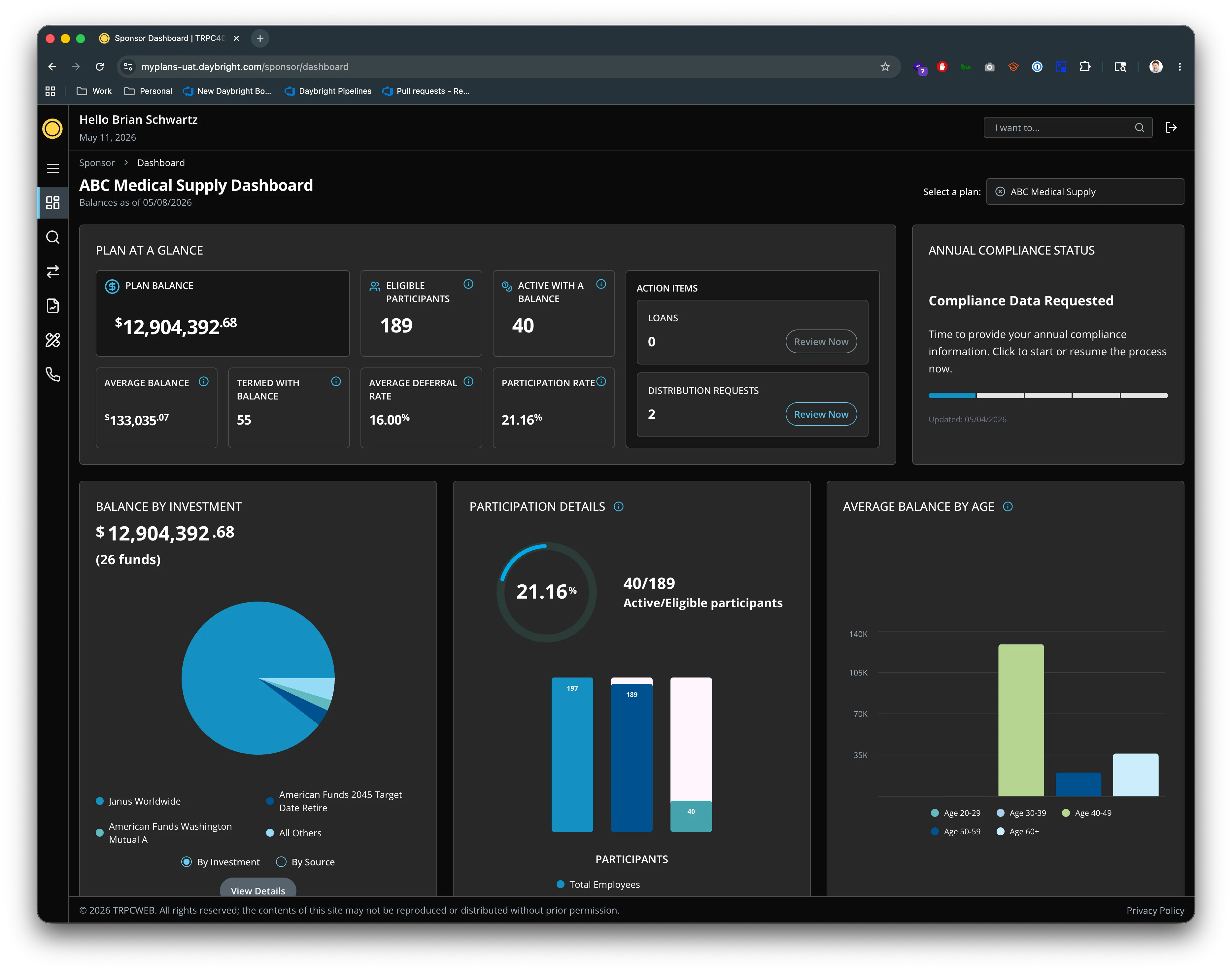 Financial Services case study screenshot